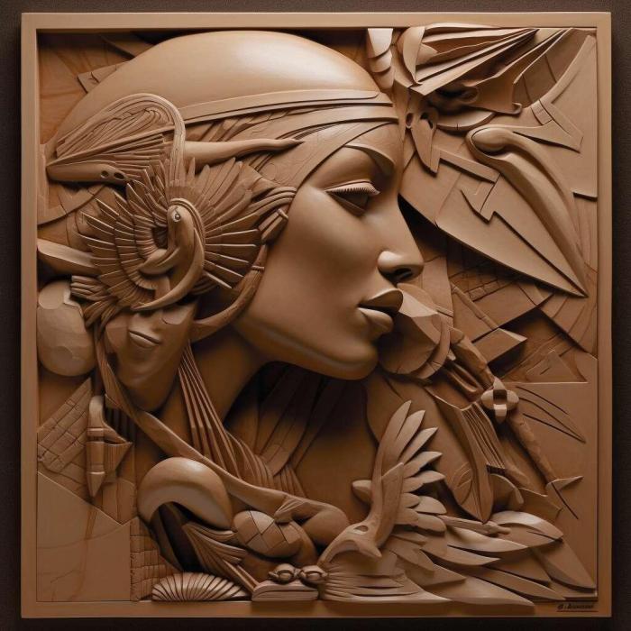 نموذج ثلاثي الأبعاد لآلة CNC 3D Art 